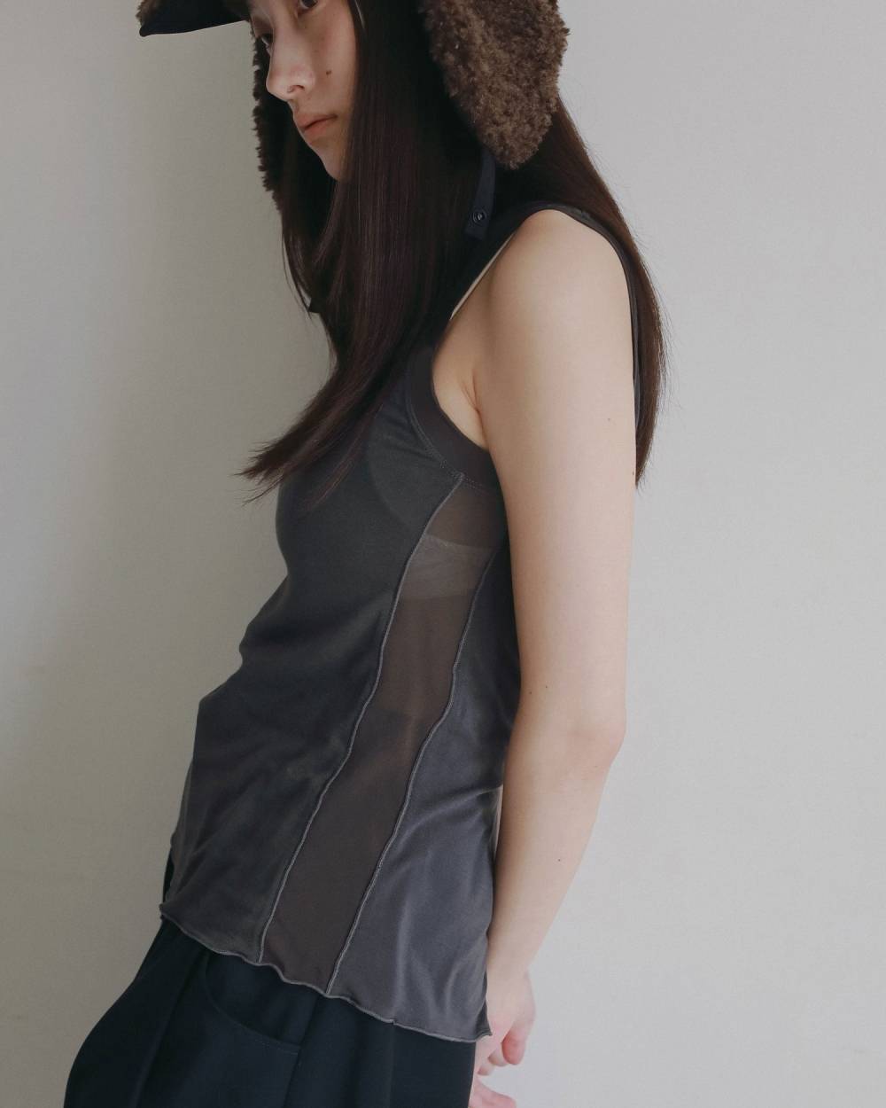 Bicolor Tank Top Bicolor Tank Top,バイカラー タンク トップ,62610607,トップス,タンクトップ,タンク,ノースリーブ,ノースリ,ànuke,アンヌーク,lifes,ライフズ,26ss,26fall,26aw