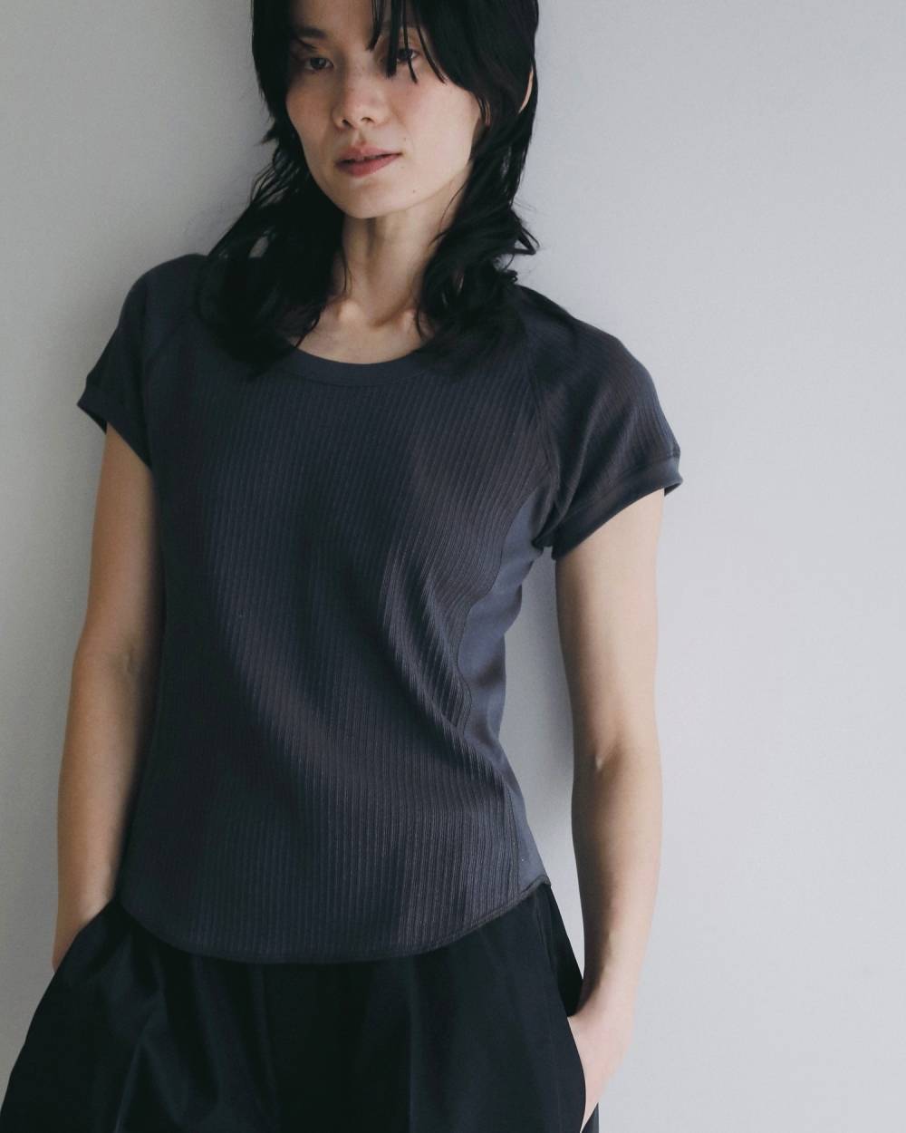 Vintage Rib Tops Vintage Rib Tops,ヴィンテージ リブ トップス,62610608,トップス,Tシャツ,カットソートップス,カットソー,半袖,ànuke,アンヌーク,lifes,ライフズ,26ss