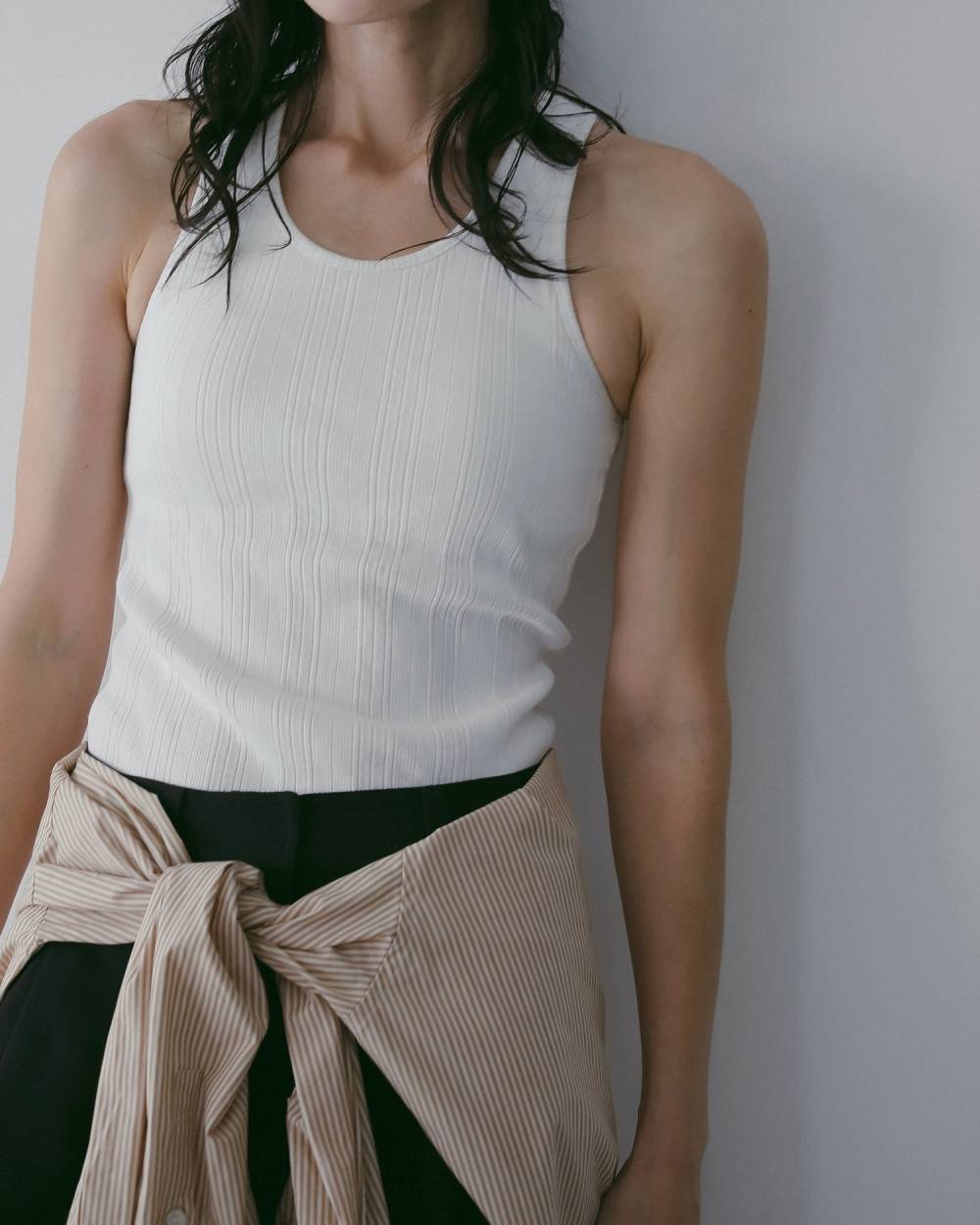 Padin Rib Tanktop Padin Rib Tanktop,パディン リブ タンクトップ,62610609,トップス,Tタンクトップ,タンク,ノースリーブ,ノースリ,ànuke,アンヌーク,lifes,ライフズ,26ss