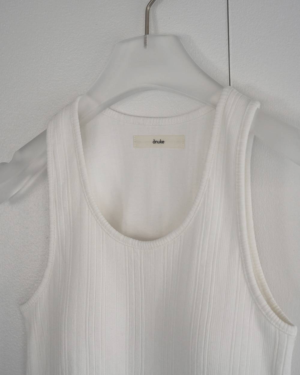 Padin Rib Tanktop Padin Rib Tanktop,パディン リブ タンクトップ,62610609,トップス,Tタンクトップ,タンク,ノースリーブ,ノースリ,ànuke,アンヌーク,lifes,ライフズ,26ss