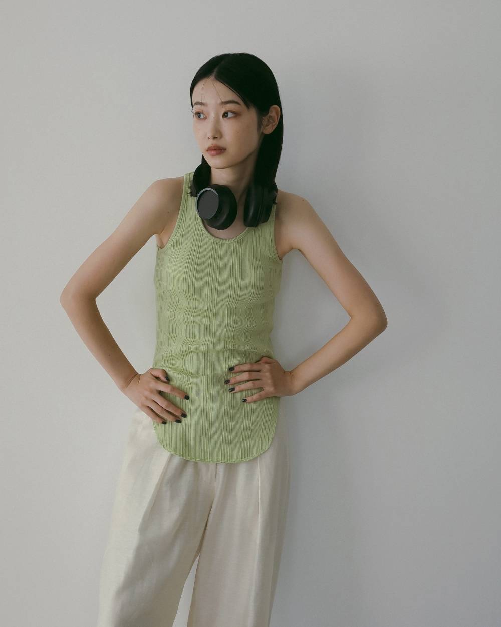 Padin Rib Tanktop Padin Rib Tanktop,パディン リブ タンクトップ,62610609,トップス,Tタンクトップ,タンク,ノースリーブ,ノースリ,ànuke,アンヌーク,lifes,ライフズ,26ss
