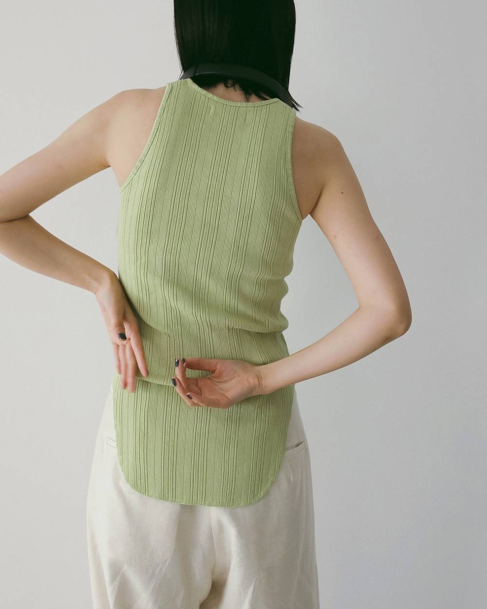 Padin Rib Tanktop Padin Rib Tanktop,パディン リブ タンクトップ,62610609,トップス,Tタンクトップ,タンク,ノースリーブ,ノースリ,ànuke,アンヌーク,lifes,ライフズ,26ss