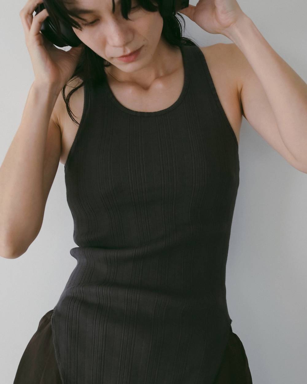 Padin Rib Tanktop Padin Rib Tanktop,パディン リブ タンクトップ,62610609,トップス,Tタンクトップ,タンク,ノースリーブ,ノースリ,ànuke,アンヌーク,lifes,ライフズ,26ss