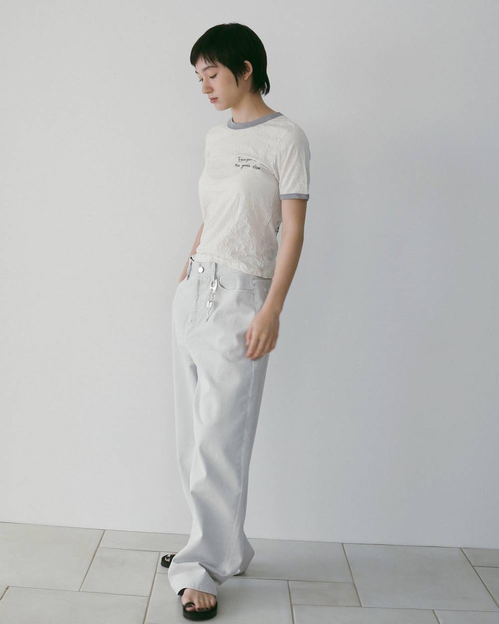 Lettering Washer T-Shirts Lettering Washer T-Shirts,レタリング ウォッシャー Tシャツ,62610610,トップス,Tシャツ,半袖,ロゴ刺繍,コンパクト,ànuke,アンヌーク,lifes,ライフズ,26ss