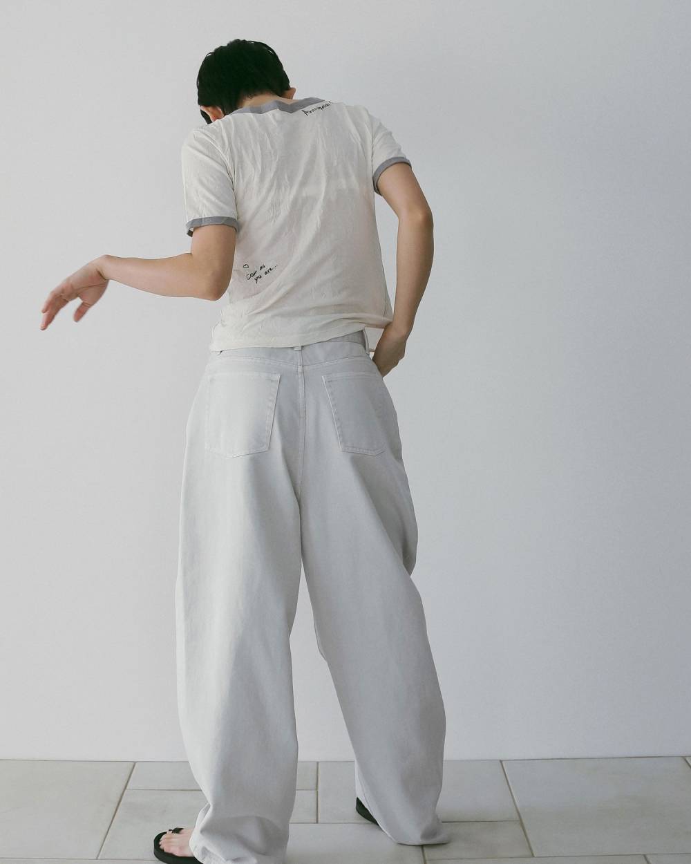 Lettering Washer T-Shirts Lettering Washer T-Shirts,レタリング ウォッシャー Tシャツ,62610610,トップス,Tシャツ,半袖,ロゴ刺繍,コンパクト,ànuke,アンヌーク,lifes,ライフズ,26ss