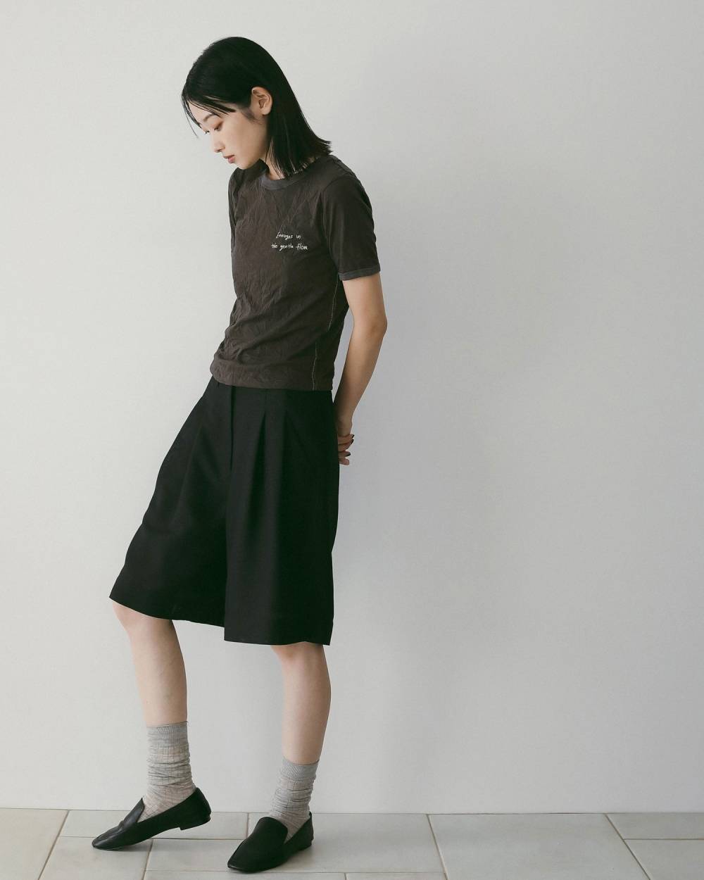 Lettering Washer T-Shirts Lettering Washer T-Shirts,レタリング ウォッシャー Tシャツ,62610610,トップス,Tシャツ,半袖,ロゴ刺繍,コンパクト,ànuke,アンヌーク,lifes,ライフズ,26ss