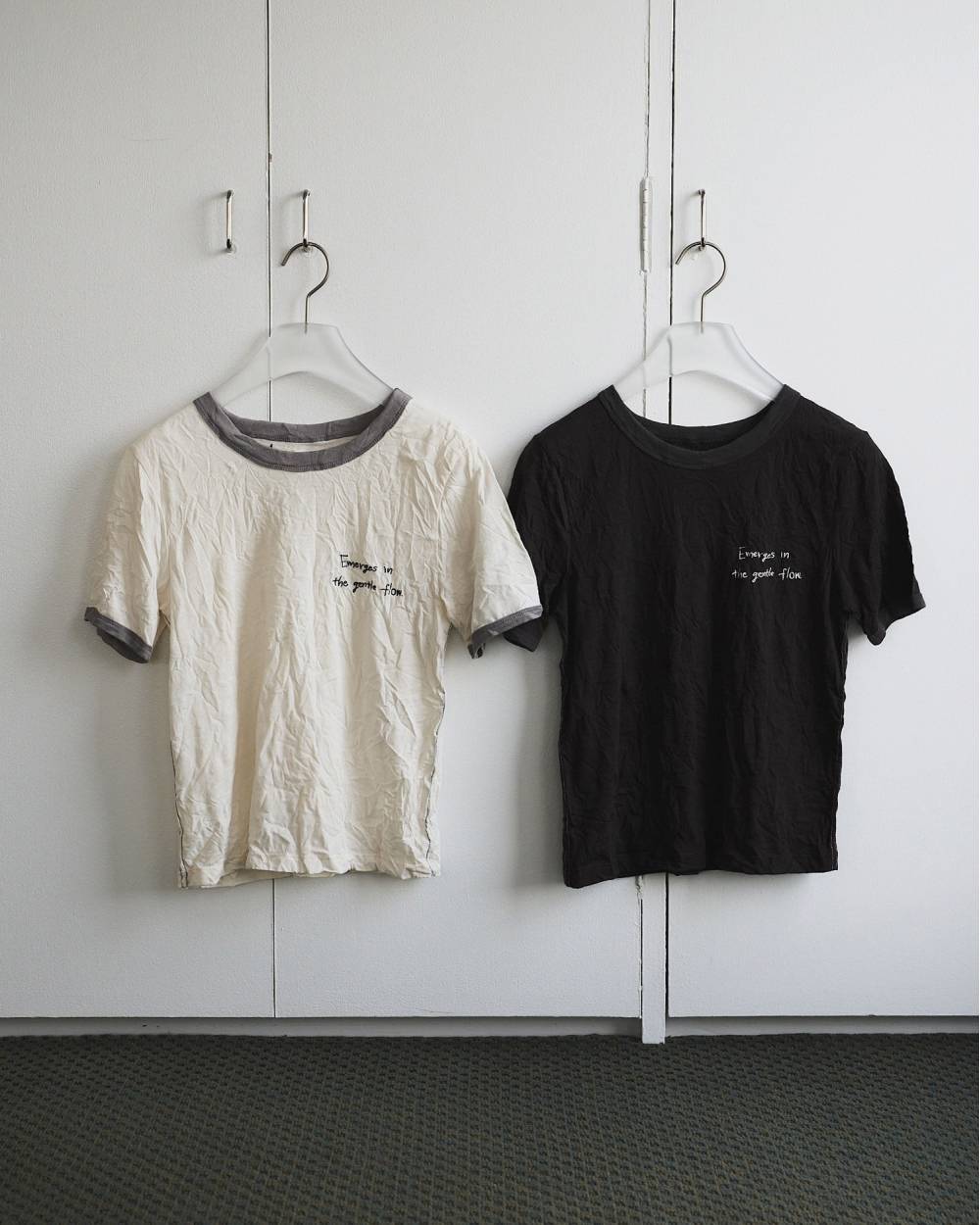 Lettering Washer T-Shirts Lettering Washer T-Shirts,レタリング ウォッシャー Tシャツ,62610610,トップス,Tシャツ,半袖,ロゴ刺繍,コンパクト,ànuke,アンヌーク,lifes,ライフズ,26ss