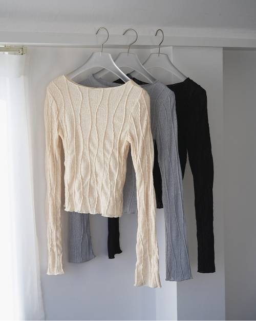 トップス anuke Backopen Check Tops anuke（アンヌーク） SALE30%OFF anuke 2025SpringSummer トップス