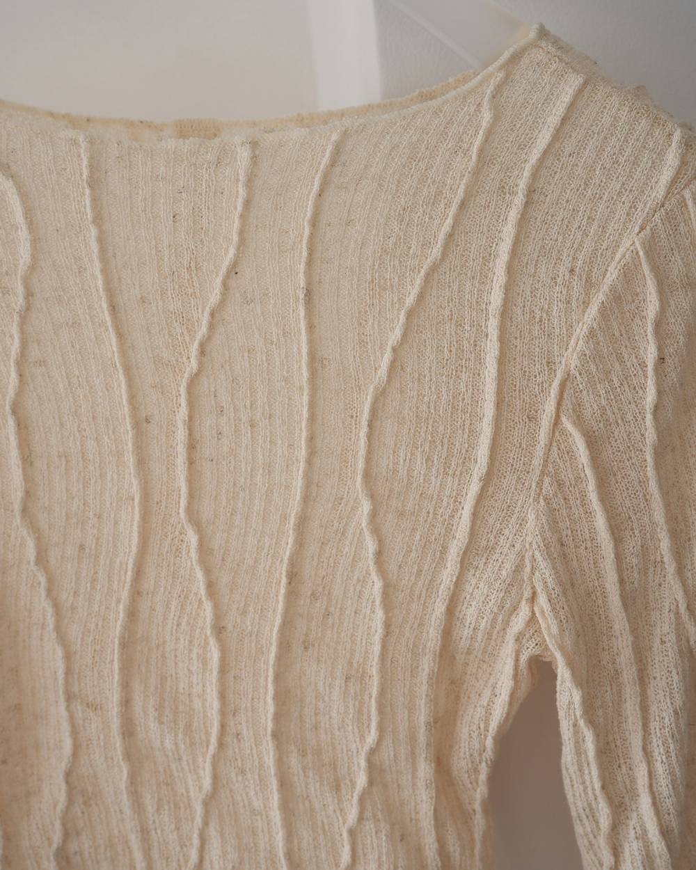 Random Pintuck Tops Random Pintuck Tops,ランダム ピンタック トップス,62610611,トップス,コンパクトトップス,ボートネック,ショート丈,ànuke,アンヌーク,lifes,ライフズ,26ss