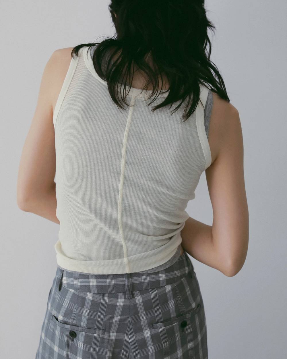 Wool Rib Tanktop Wool Rib Tanktop,ウール リブ タンクトップ,62610614,トップス,タンク,タンクトップ,リブ素材,ànuke,アンヌーク,lifes,ライフズ,26ss