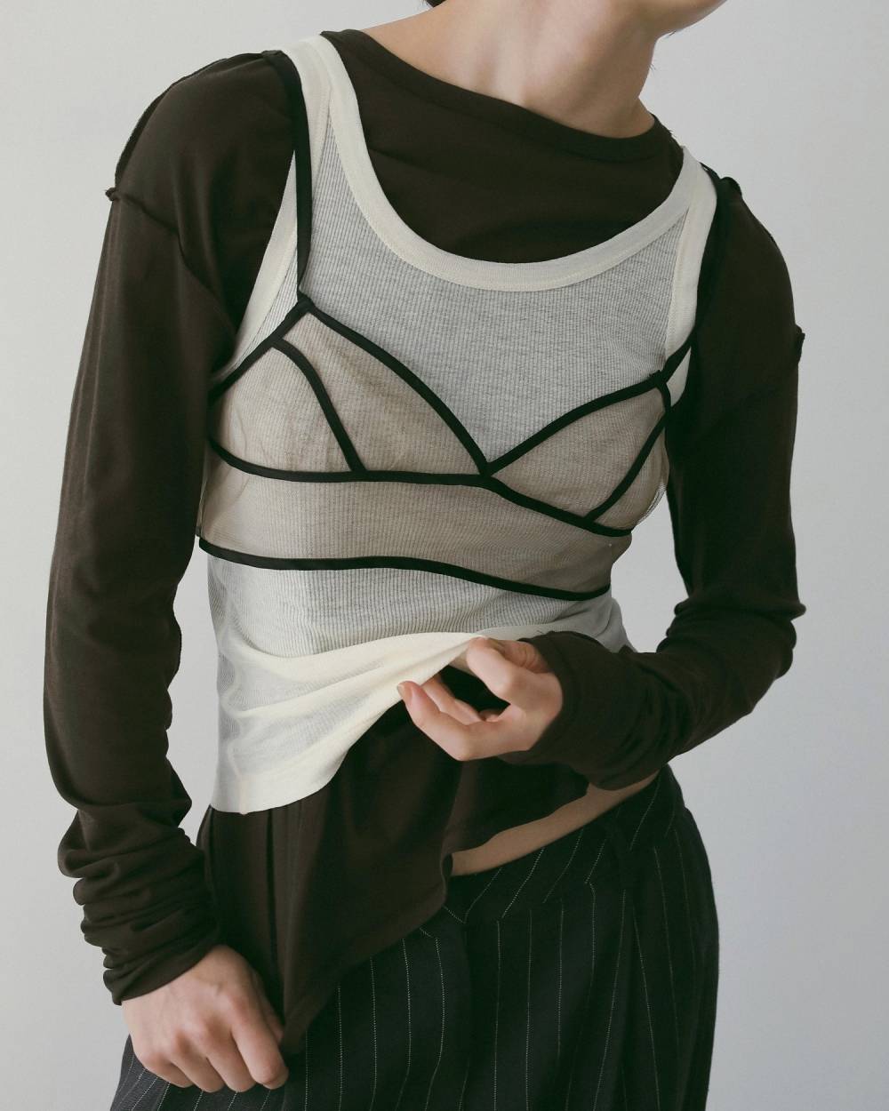 Wool Rib Tanktop Wool Rib Tanktop,ウール リブ タンクトップ,62610614,トップス,タンク,タンクトップ,リブ素材,ànuke,アンヌーク,lifes,ライフズ,26ss