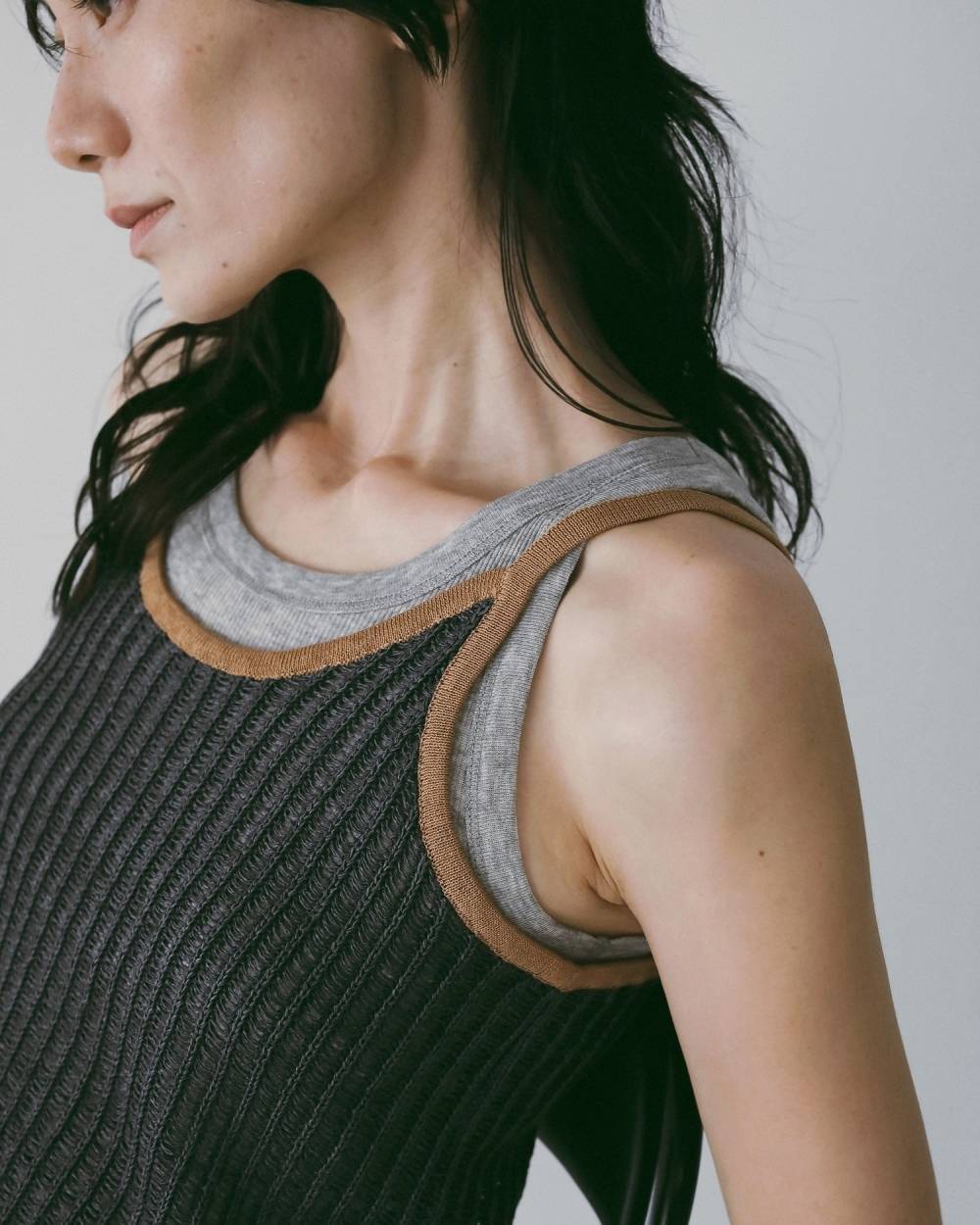 Wool Rib Tanktop Wool Rib Tanktop,ウール リブ タンクトップ,62610614,トップス,タンク,タンクトップ,リブ素材,ànuke,アンヌーク,lifes,ライフズ,26ss