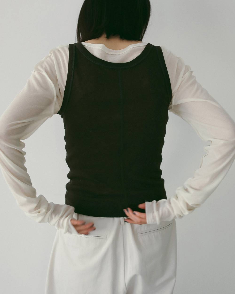 Wool Rib Tanktop Wool Rib Tanktop,ウール リブ タンクトップ,62610614,トップス,タンク,タンクトップ,リブ素材,ànuke,アンヌーク,lifes,ライフズ,26ss