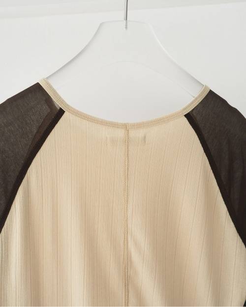 ànuke online store（アンヌーク） / Sheer Raglan T-ShirtsSheer
