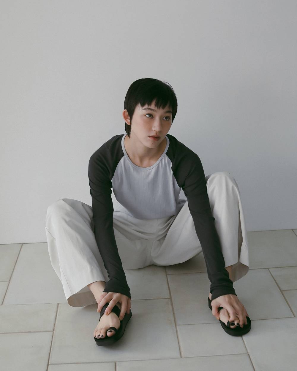 Sheer Raglan T-Shirts Sheer Raglan T-Shirts,シアー ラグラン Tシャツ,62610622,トップス,カットソー,ロンT,Tシャツ,ànuke,アンヌーク,lifes,ライフズ,26ss