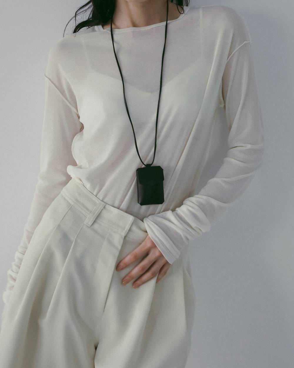 Sheer Long T-Shirts Sheer Long T-Shirts,シアー ロング Tシャツ,62610624,Tシャツ,ロング丈,ロンT,カットソー,トップス,ànuke,アンヌーク,lifes,ライフズ,26ss