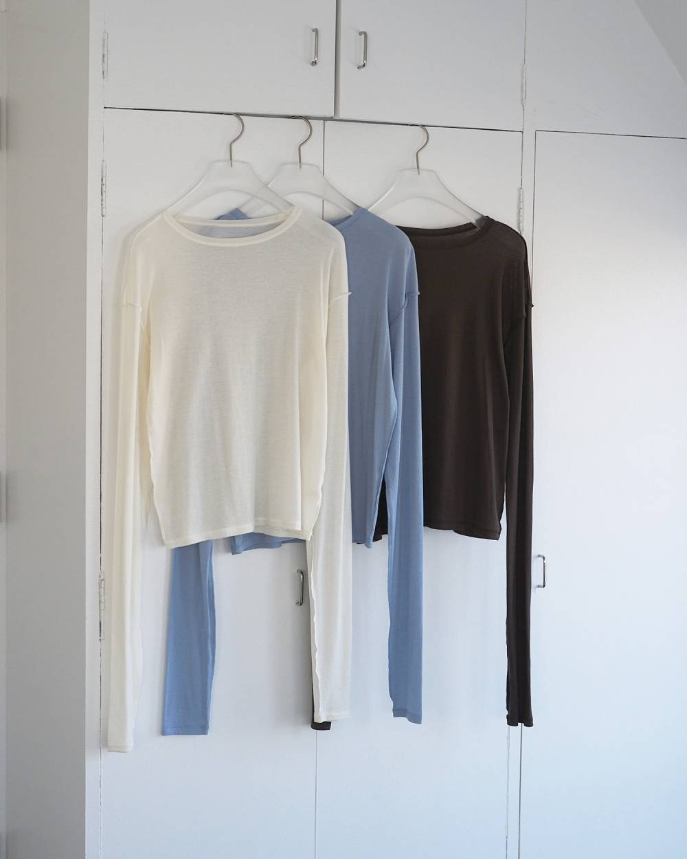 Sheer Long T-Shirts Sheer Long T-Shirts,シアー ロング Tシャツ,62610624,Tシャツ,ロング丈,ロンT,カットソー,トップス,ànuke,アンヌーク,lifes,ライフズ,26ss