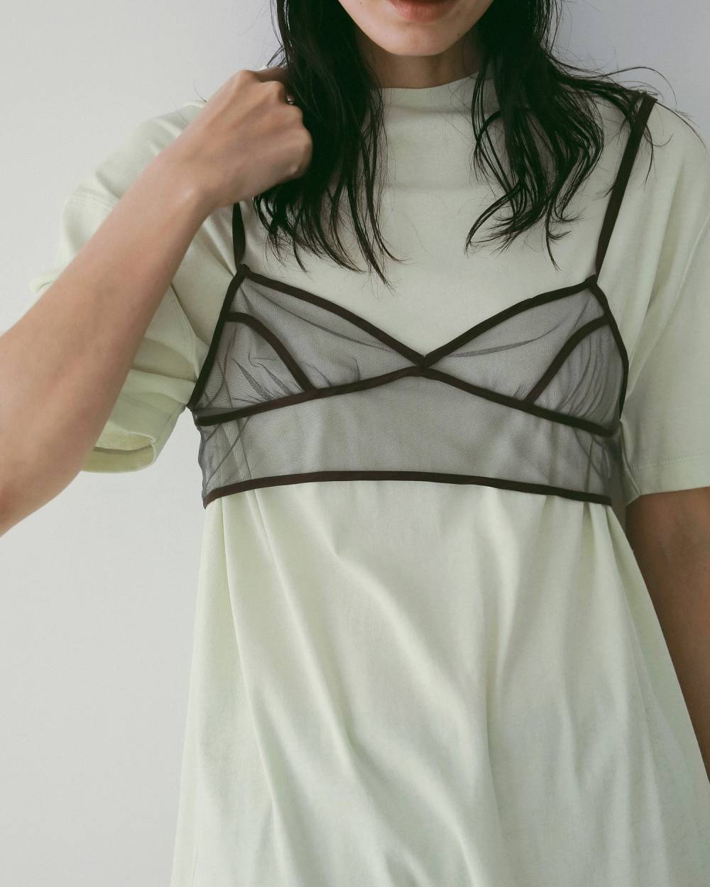 Sheer Over T-Shirts Sheer Over T-Shirts,シアー オーバー Tシャツ,62610625,トップス,Tシャツ,コットン素材,透け感,オーバーサイズ,ànuke,アンヌーク,lifes,ライフズ,26ss