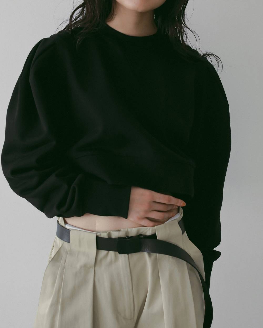 Compact Short Sweat Compact Short Sweat,コンパクト ショート スウェット,62610627,トップス,スウェット,スウェットトップス,ショート丈,裏毛素材,ànuke,アンヌーク,lifes,ライフズ,26ss