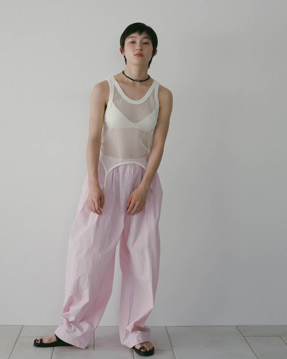 Vintage Mesh Tanktop Vintage Mesh Tanktop,ヴィンテージ メッシュ タンクトップ,62610628,タンク,タンクトップ,トップス,ノースリーブ,メッシュ素材,ビンテージ,ànuke,アンヌーク,lifes,ライフズ,26ss 　