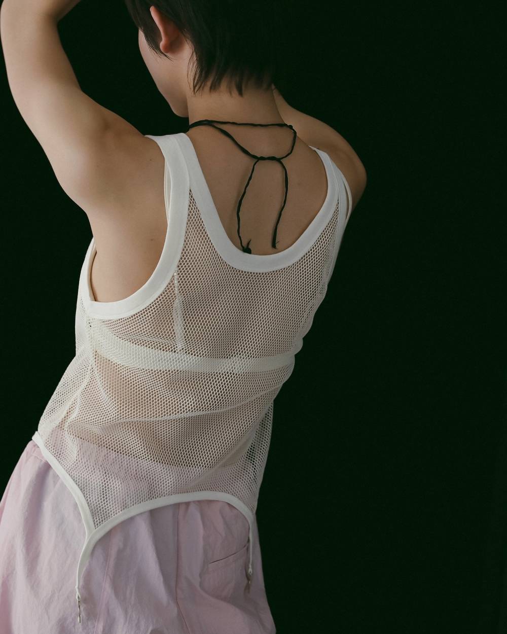 Vintage Mesh Tanktop Vintage Mesh Tanktop,ヴィンテージ メッシュ タンクトップ,62610628,タンク,タンクトップ,トップス,ノースリーブ,メッシュ素材,ビンテージ,ànuke,アンヌーク,lifes,ライフズ,26ss 　