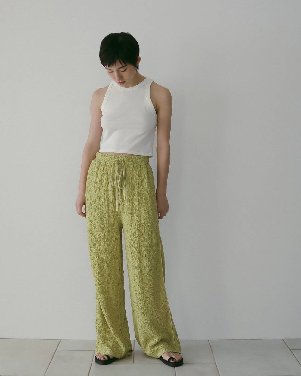 Americansleeve Short Tanktop Americansleeve Short Tanktop,アメリカンスリーブ ショート タンクトップ,62610632,トップス,タンクトップ,タンク,ノースリーブ,ショートタンク,ànuke,アンヌーク,lifes,ライフズ,26ss