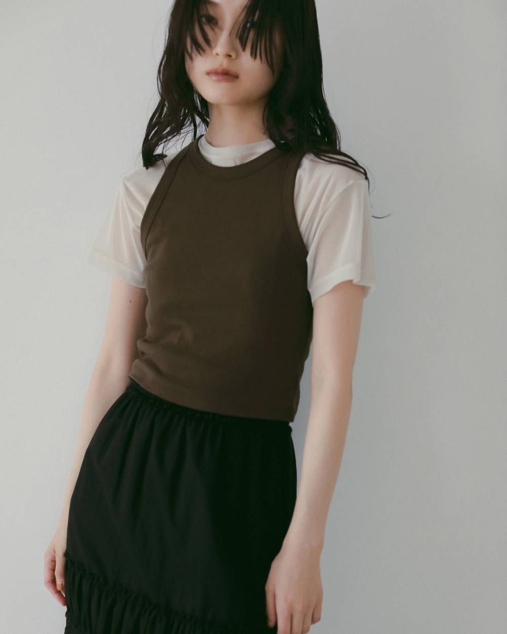Americansleeve Short Tanktop Americansleeve Short Tanktop,アメリカンスリーブ ショート タンクトップ,62610632,トップス,タンクトップ,タンク,ノースリーブ,ショートタンク,ànuke,アンヌーク,lifes,ライフズ,26ss