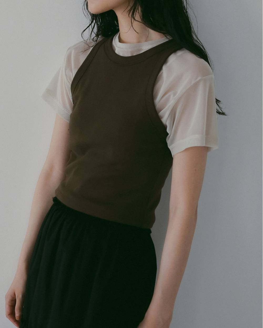 Americansleeve Short Tanktop Americansleeve Short Tanktop,アメリカンスリーブ ショート タンクトップ,62610632,トップス,タンクトップ,タンク,ノースリーブ,ショートタンク,ànuke,アンヌーク,lifes,ライフズ,26ss