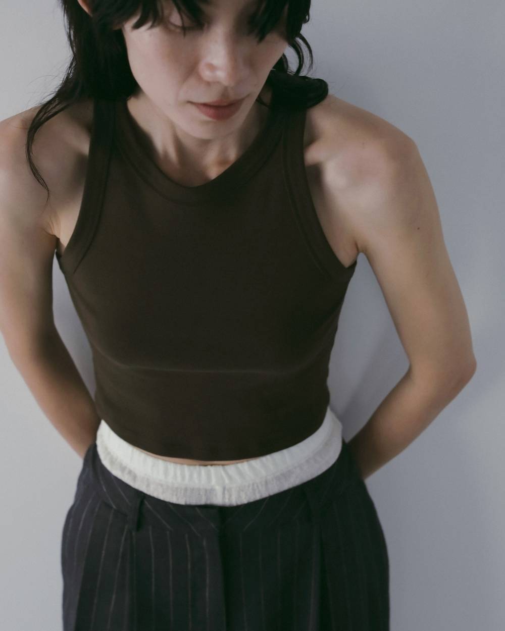Americansleeve Short Tanktop Americansleeve Short Tanktop,アメリカンスリーブ ショート タンクトップ,62610632,トップス,タンクトップ,タンク,ノースリーブ,ショートタンク,ànuke,アンヌーク,lifes,ライフズ,26ss