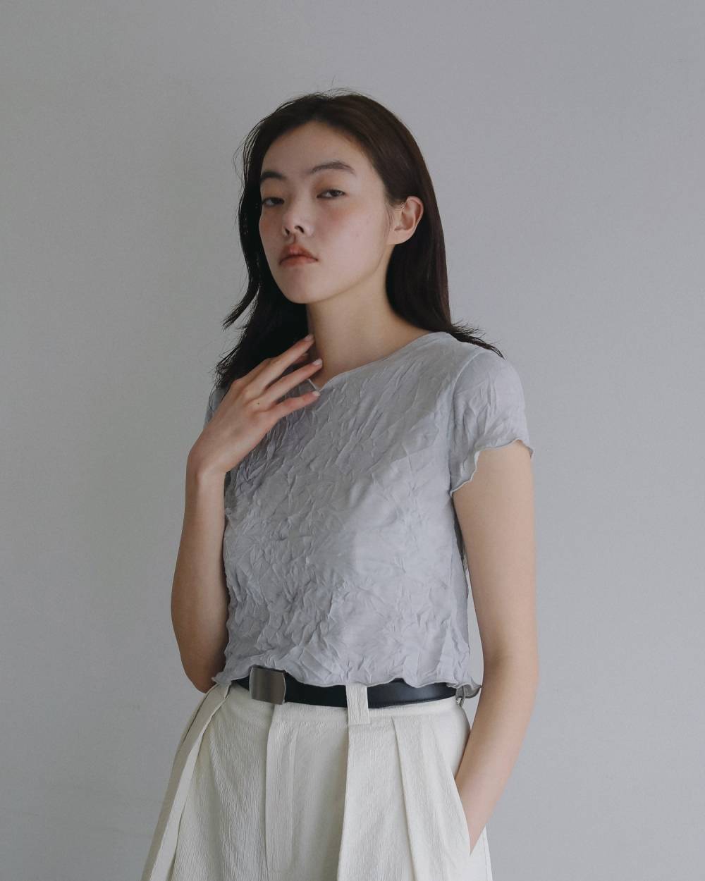 Mellow Short Tops Mellow Short Tops,メロウ ショート トップス,62610634,トップス,カットソー,コンパクト,Tシャツ,ànuke,アンヌーク,lifes,ライフズ,26ss,26fall,26aw