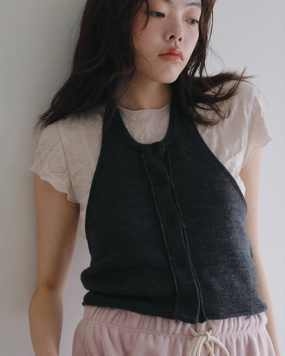 Mellow Short Tops Mellow Short Tops,メロウ ショート トップス,62610634,トップス,カットソー,コンパクト,Tシャツ,ànuke,アンヌーク,lifes,ライフズ,26ss,26fall,26aw