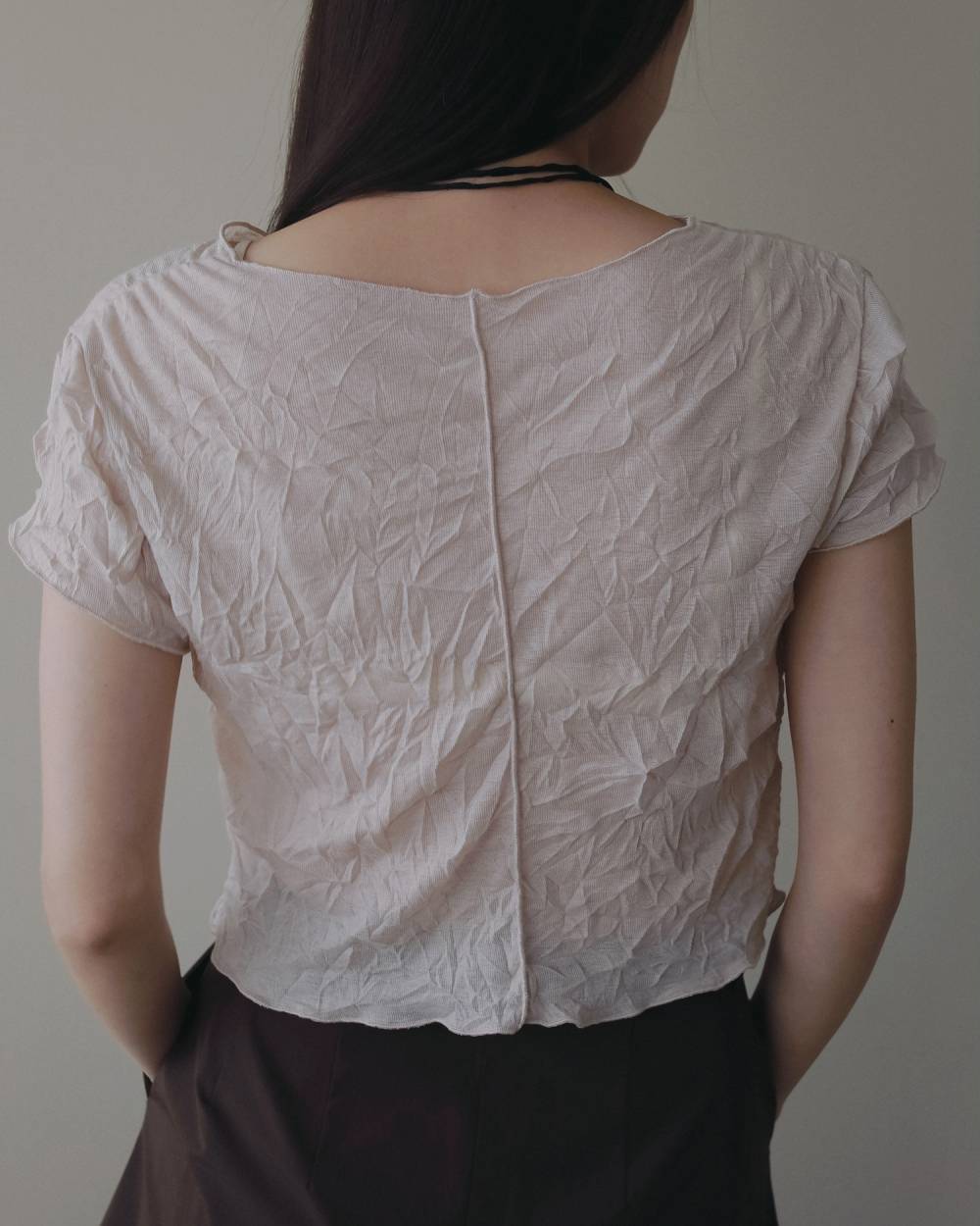 Mellow Short Tops Mellow Short Tops,メロウ ショート トップス,62610634,トップス,カットソー,コンパクト,Tシャツ,ànuke,アンヌーク,lifes,ライフズ,26ss,26fall,26aw