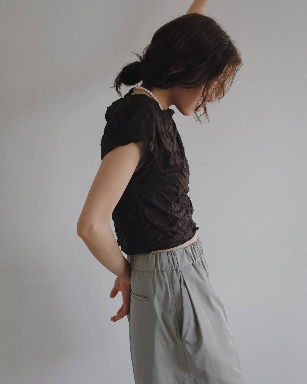 Mellow Short Tops Mellow Short Tops,メロウ ショート トップス,62610634,トップス,カットソー,コンパクト,Tシャツ,ànuke,アンヌーク,lifes,ライフズ,26ss,26fall,26aw