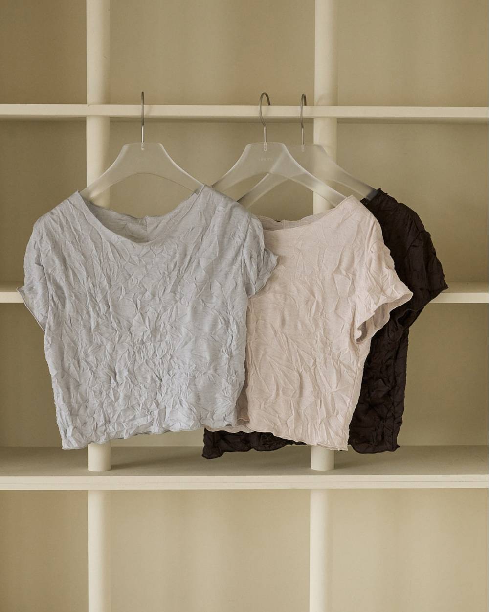 Mellow Short Tops Mellow Short Tops,メロウ ショート トップス,62610634,トップス,カットソー,コンパクト,Tシャツ,ànuke,アンヌーク,lifes,ライフズ,26ss,26fall,26aw