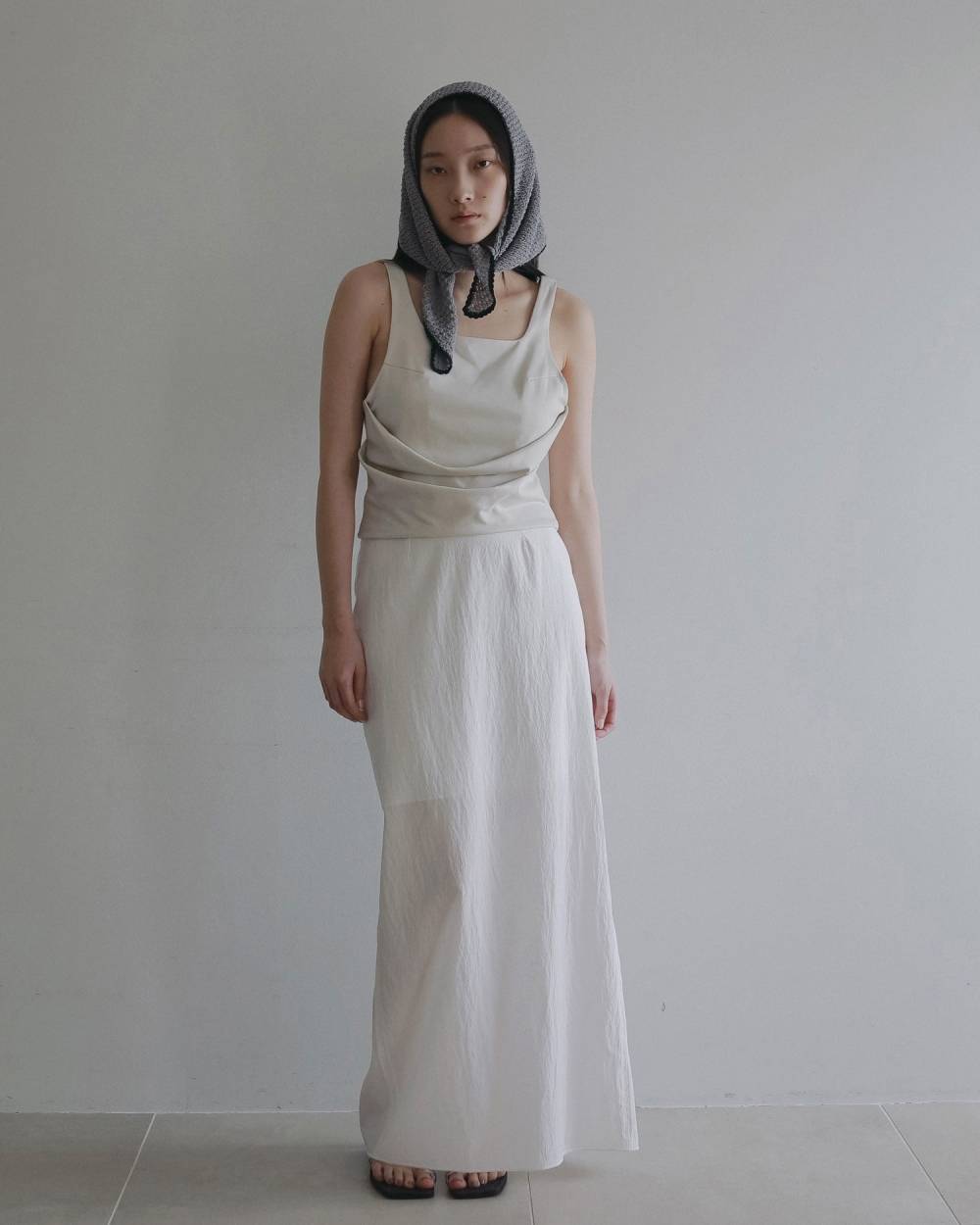 Drape Cut Tanktop Drape Cut Tanktop,ドレープカットタンクトップ,62610637,タンクトップ,タンク,トップス,ノースリーブ,ノースリ,ànuke,アンヌーク,lifes,ライフズ,26ss
