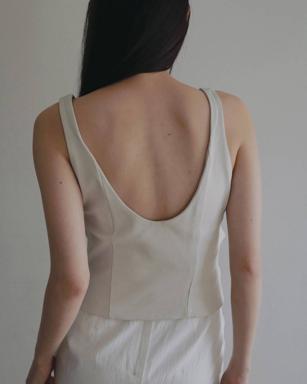 Drape Cut Tanktop Drape Cut Tanktop,ドレープカットタンクトップ,62610637,タンクトップ,タンク,トップス,ノースリーブ,ノースリ,ànuke,アンヌーク,lifes,ライフズ,26ss