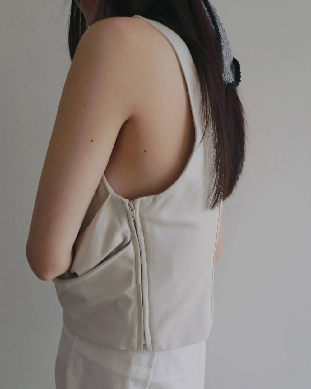 Drape Cut Tanktop Drape Cut Tanktop,ドレープカットタンクトップ,62610637,タンクトップ,タンク,トップス,ノースリーブ,ノースリ,ànuke,アンヌーク,lifes,ライフズ,26ss