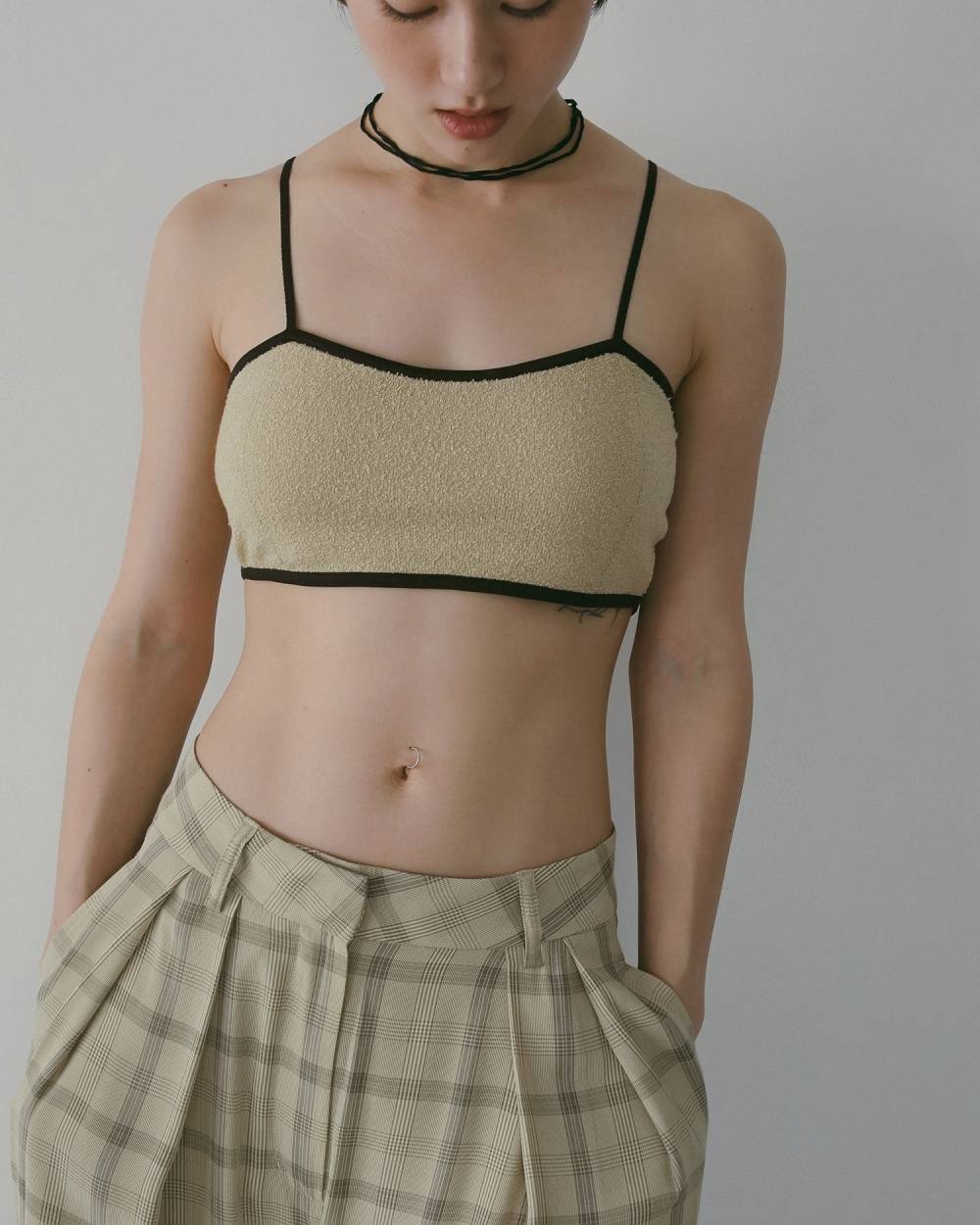 Check Daubletuck Pants Check Daubletuck Pants,チェック ダブルタック パンツ,62610702,ボトム,パンツ,ワイドパンツ,チェック柄,ànuke,アンヌーク,lifes,ライフズ,26ss