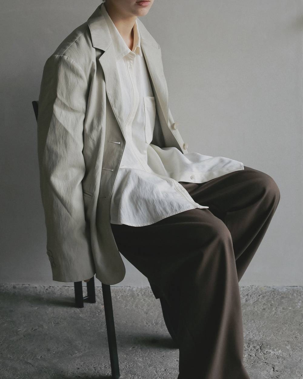 Doubletuck Wide Pants Doubletuck Wide Pants,ダブルタック ワイド パンツ,62610703,ボトム,パンツ,ワイドパンツ,ànuke,アンヌーク,lifes,ライフズ,26ss