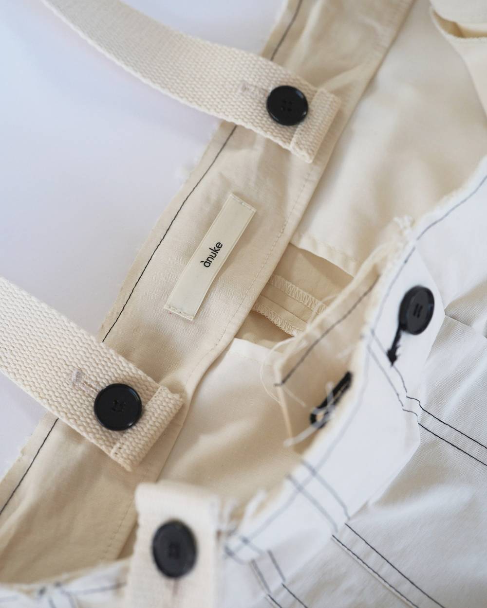 Suspenders Wide Pants Suspenders Wide Pants,サスペンダーズ ワイド パンツ,62610704,ボトム,パンツ,ワイドパンツ,オーバーオール,つなぎ,サスペンダー,ànuke,アンヌーク,lifes,ライフズ,26ss