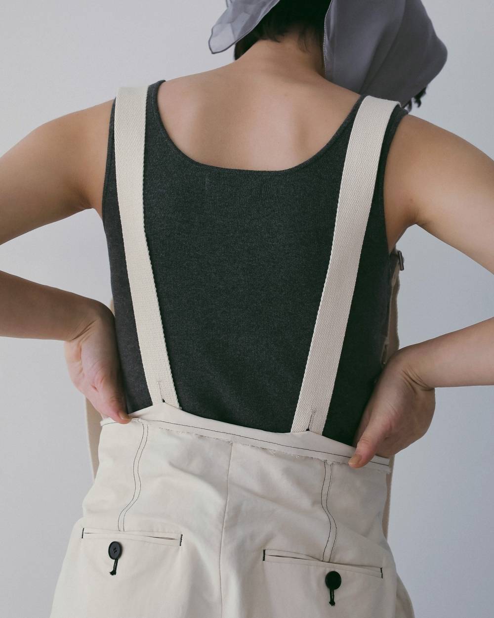 Suspenders Wide Pants Suspenders Wide Pants,サスペンダーズ ワイド パンツ,62610704,ボトム,パンツ,ワイドパンツ,オーバーオール,つなぎ,サスペンダー,ànuke,アンヌーク,lifes,ライフズ,26ss