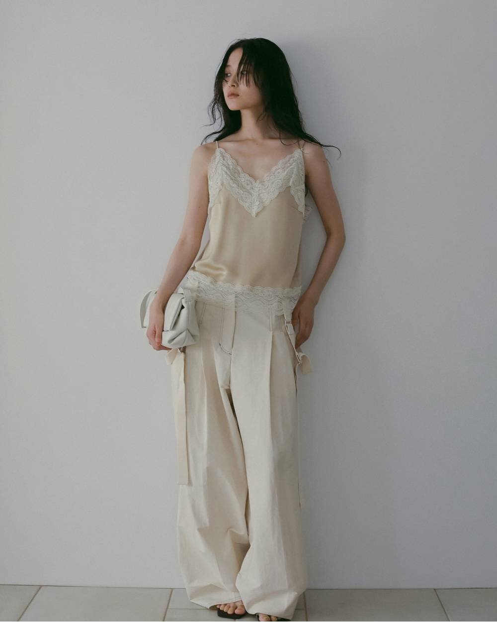 Suspenders Wide Pants Suspenders Wide Pants,サスペンダーズ ワイド パンツ,62610704,ボトム,パンツ,ワイドパンツ,オーバーオール,つなぎ,サスペンダー,ànuke,アンヌーク,lifes,ライフズ,26ss