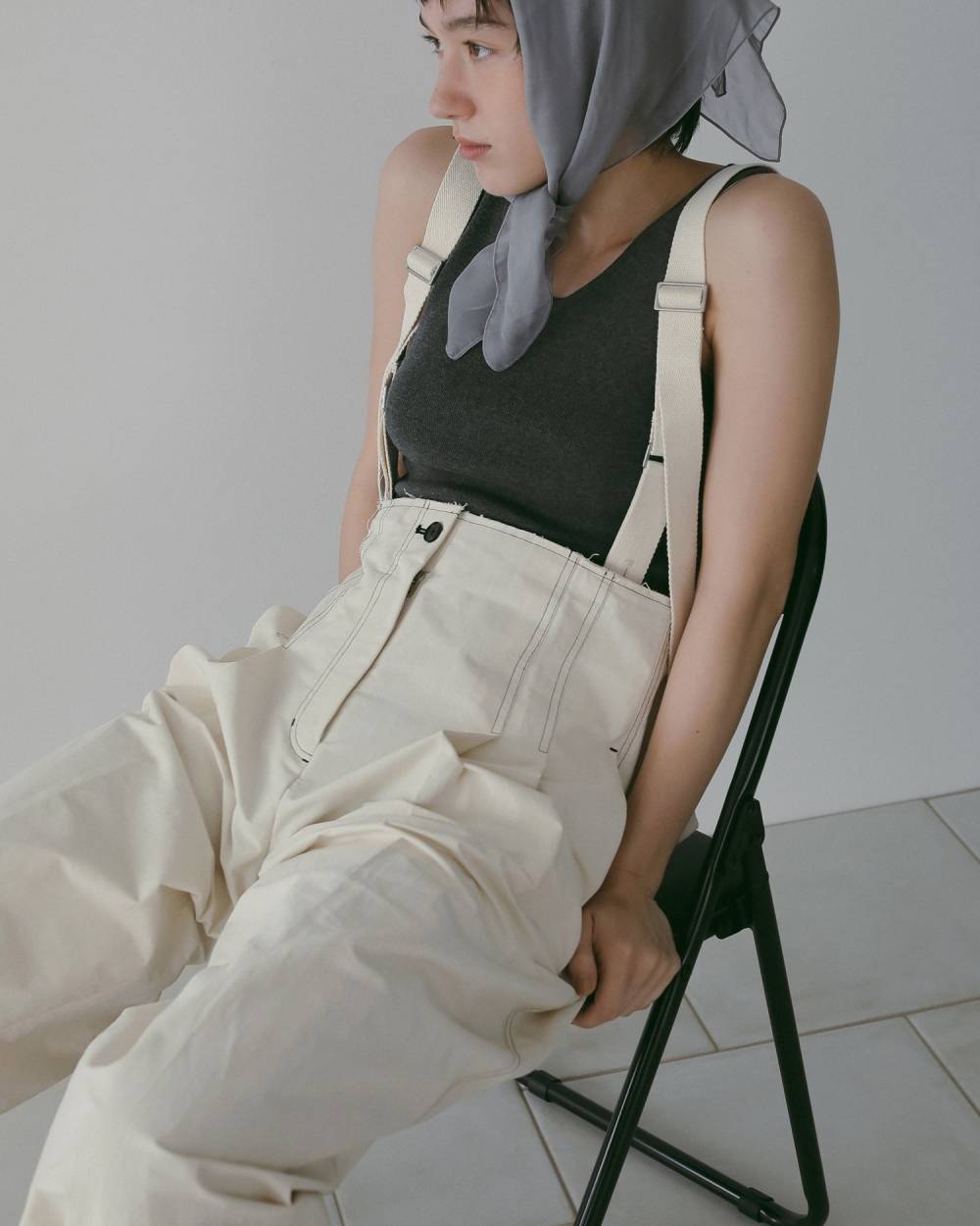 Suspenders Wide Pants Suspenders Wide Pants,サスペンダーズ ワイド パンツ,62610704,ボトム,パンツ,ワイドパンツ,オーバーオール,つなぎ,サスペンダー,ànuke,アンヌーク,lifes,ライフズ,26ss