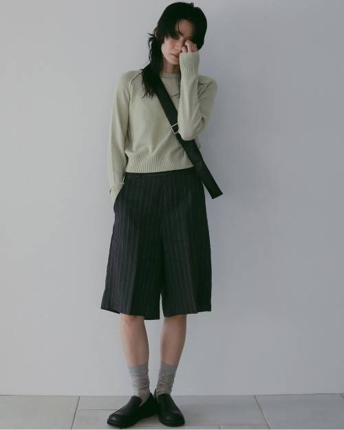 ànuke online store（アンヌーク） / Linen Half PantsLinen Half
