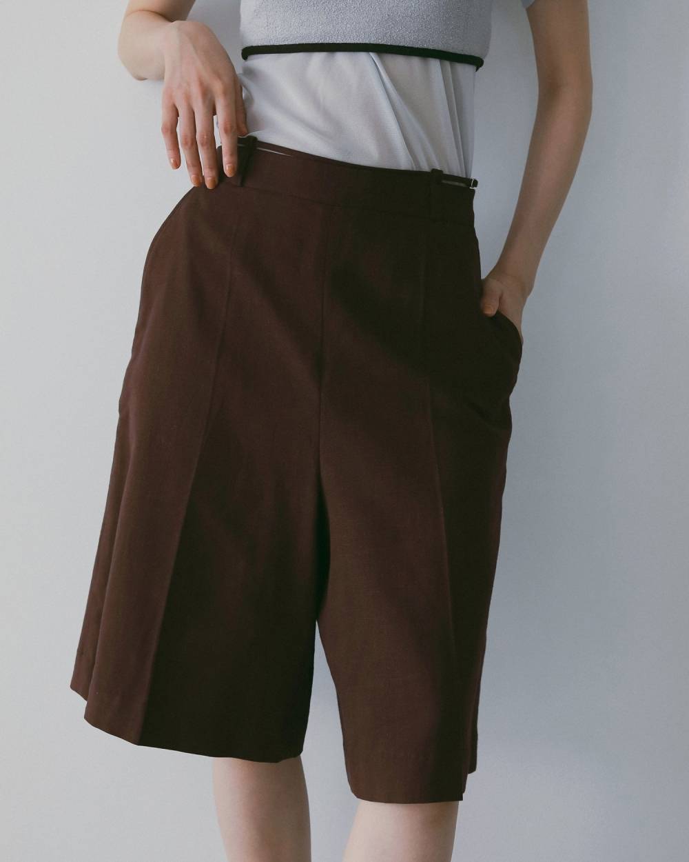 Linen Half Pants Linen Half Pants,リネン ハーフ パンツ,62610705,ボトム,パンツ,ハーフパンツ,リネン素材,ànuke,アンヌーク,lifes,ライフズ,26ss