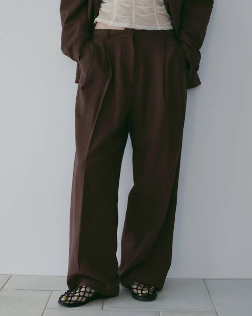 vital pure linen roped tuck pants リネンパンツ ànuke online store（アンヌーク） / Linen Tuck PantsLinen Tuck