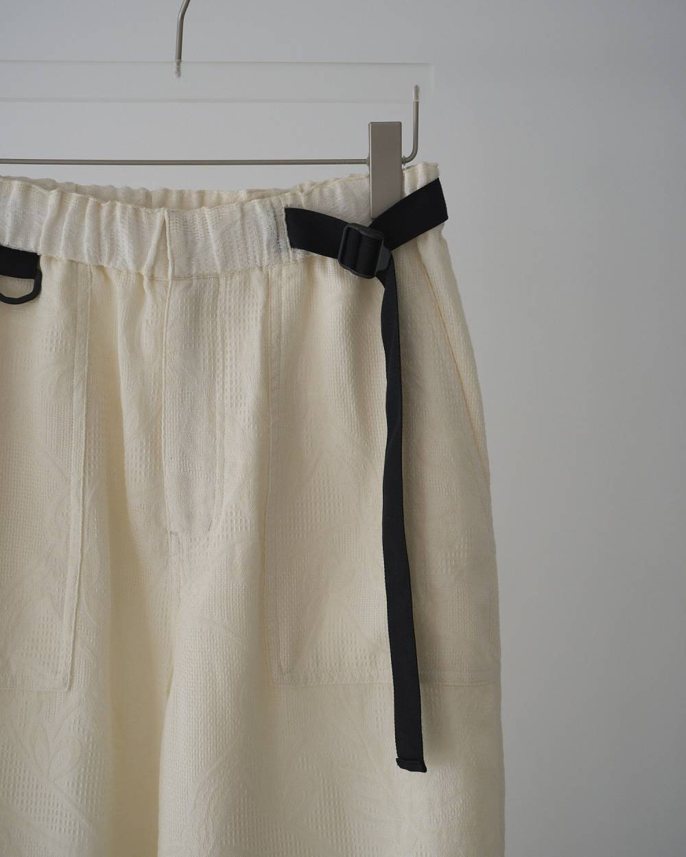 Jacquard Drawstring Pants Jacquard Drawstring Pants,ジャガード ドロストリング パンツ,62610707,ボトム,パンツ,ラフパンツ,ジャカード素材,ànuke,アンヌーク,lifes,ライフズ,26ss