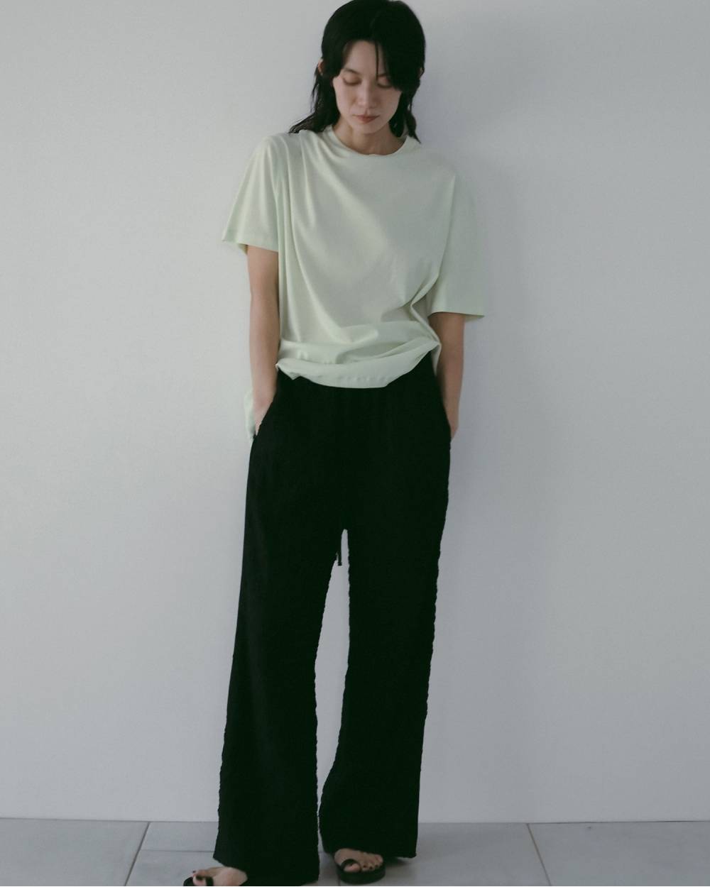 Shirring Easy Pants Shirring Easy Pants,シャーリング イージー パンツ,62610710,ボトム,パンツ,ànuke,アンヌーク,lifes,ライフズ,26ss