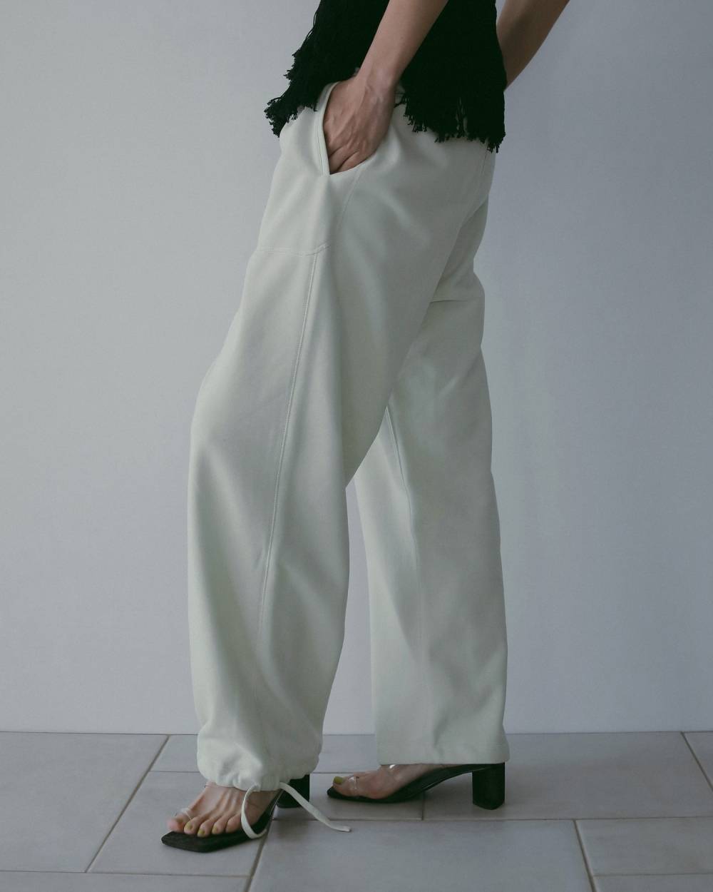 Stitch Sweat Pants Stitch Sweat Pants,ステッチ スウェット パンツ,62610715,パンツ,ボトム,スウェット,スウェットパンツ,裏起毛,ànuke,アンヌーク,lifes,ライフズ,26ss