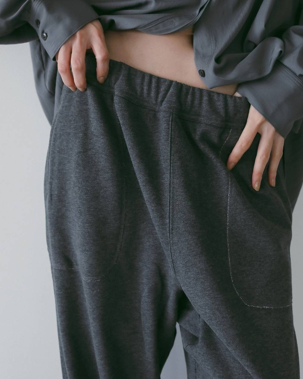 Stitch Sweat Pants Stitch Sweat Pants,ステッチ スウェット パンツ,62610715,パンツ,ボトム,スウェット,スウェットパンツ,裏起毛,ànuke,アンヌーク,lifes,ライフズ,26ss